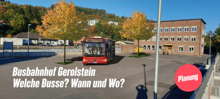 Planung für Gerolsteiner Busbahnhof ohne Konzept
