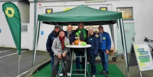 Infostand in Gerolstein am 14.12.2024, Foto U. Rahn