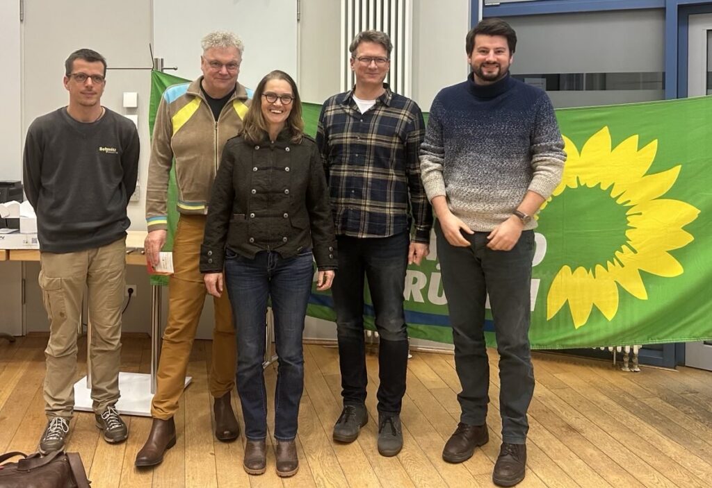 Rainer Schmitz (Haustechnik Schmitz), Michael Nusch-Bösebeck (Sprecher OV Kylltal), Gisela Rau (Sprecherin OV Kylltal), Stephan Lequen (Direktkandidat), Fabian Ehmann MdL), Foto privat