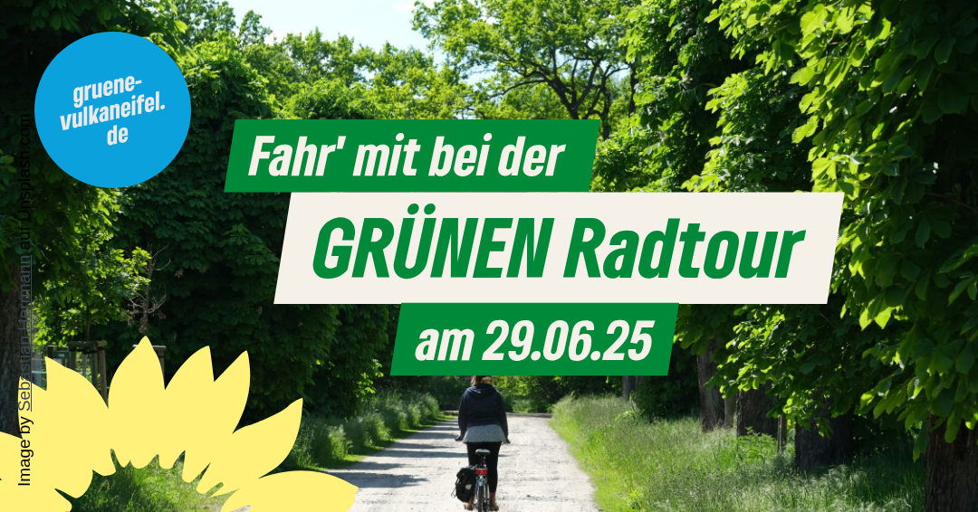 Einladung zur Grünen Radtour 2025 in der Vulkaneifel