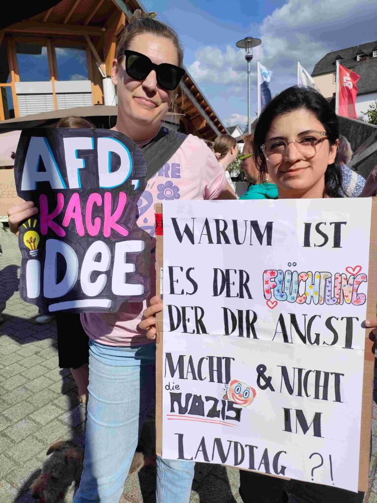 Protest gegen AFD, Foto privat