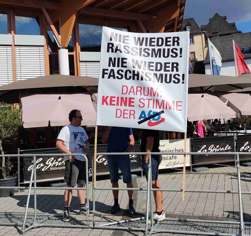 Protest gegen AFD, Foto privat