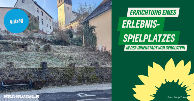 Antrag: Errichtung eines Erlebnis-Innenstadtspielplatzes in Gerolstein