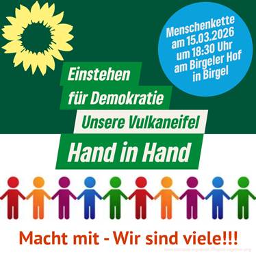 Aufruf zur Menschenkette am 15.03.2026 in Birgel