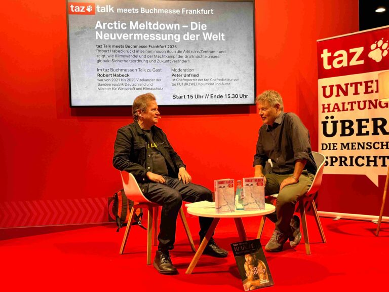 Lesetipp frisch von der Frankfurter Buchmesse: „Arctic Meltdown“ von Robert Habeck